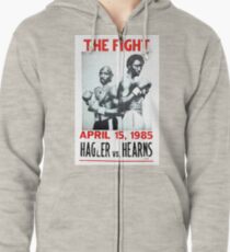 Hagler vs. Hearns Zipped Hoodie