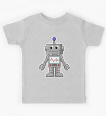 ROBOT, Cartoon, Smiley, Robotics, Toon, Kids Tee