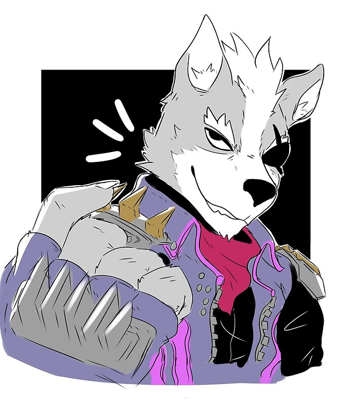 Wolf O'donnell (SSBU)' by Khoryall.