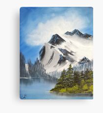 Glacial Peaks Canvas Print