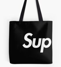 SUPREME SUP BLACK Tote Bag