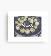 Peach Canvas Print