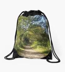 Inviting forest Drawstring Bag