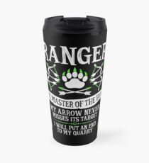 RANGER, The Master of the Hunt - Dungeons & Dragons (White Text) Travel Mug