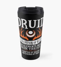 DRUID, THE CHAMPION OF NATURE - Dungeons & Dragons (Black) Travel Mug