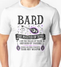 BARD, THE MASTER OF SONG - Dungeons & Dragons (Black) Unisex T-Shirt