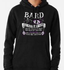 BARD, THE MASTER OF SONG - Dungeons & Dragons (White) Pullover Hoodie