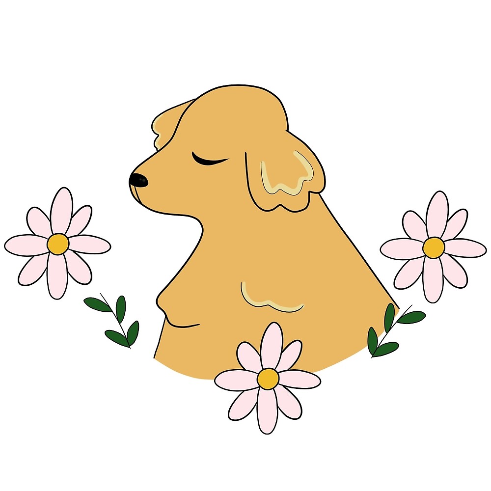 "Daisy Dog" by Moira Jane Iznel Redbubble