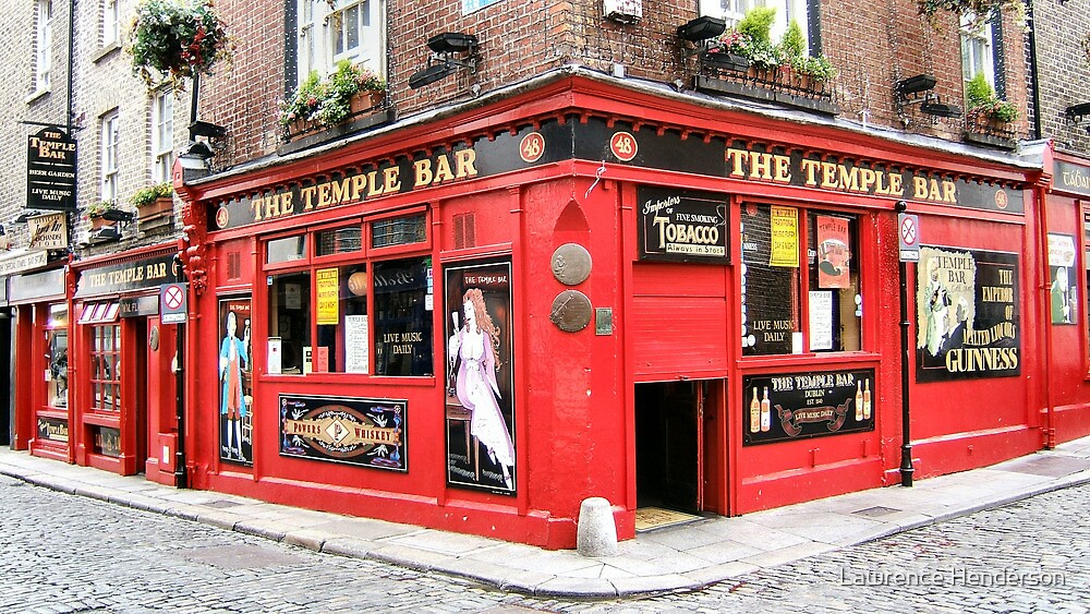 "Temple Bar Dublin Ireland" by Lawrence Henderson Redbubble