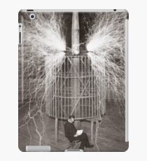 Tesla In Study iPad Case/Skin