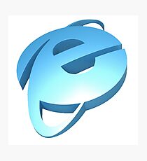 Internet Explorer Photographic Print
