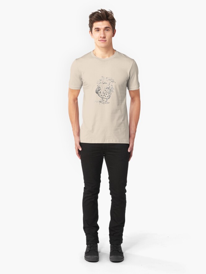 Alternate view of owl Slim Fit T-Shirt