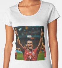 Gareth Bale - Wales Women's Premium T-Shirt