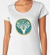 Camiseta premium para mujer Trono de cristal amuleto de orint