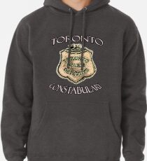 Sudadera con capucha La insignia policial de la policía de Toronto, cultura POP canadiense