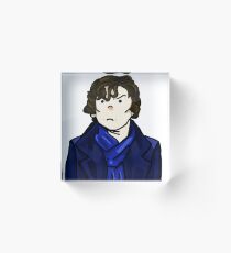 Sherlock Holmes In Action Acrylic Block