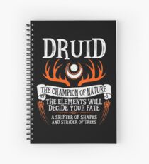 Cuaderno de espiral DRUID, EL CAMPEÓN DE LA NATURALEZA - Dungeons & Dragons (Black)