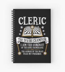 Cuaderno de espiral CLERIC, EL DIVINO CAMPEÓN - Dungeons & Dragons (Negro)