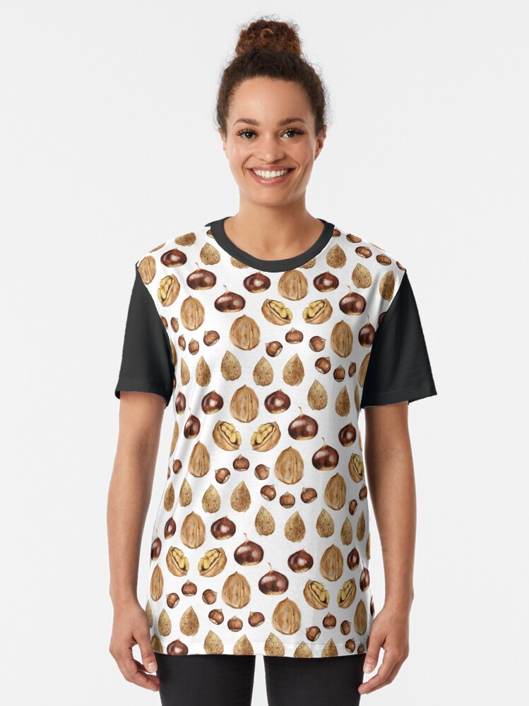 Alternate view of Nuts Graphic T-Shirt