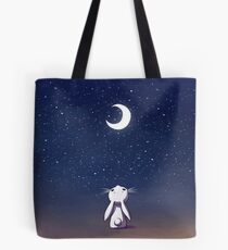 Moon Bunny Tote Bag