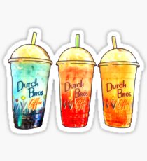 3 dutch bros coffee Sticker