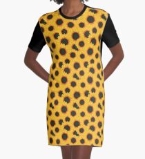 Summery sunflowers Graphic T-Shirt Dress