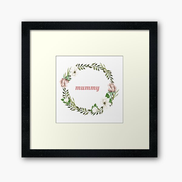 Mummy Framed Art Print