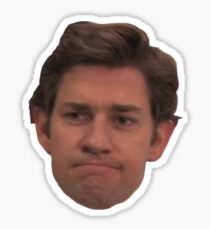 Pegatina La oficina de Jim Halpert Face