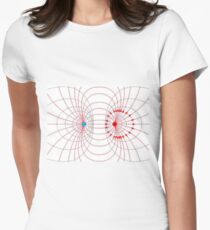 #science, #physics, #education, #scientific, #school, #symbol, #energy, #background, #illustration, #study, #power, #chemistry, #lab, #experiment, #technology, #abstract, #gravity, #sign, #white Women's Fitted T-Shirt