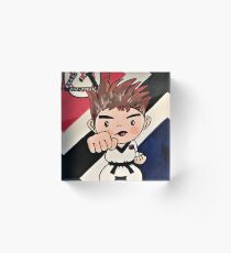 Jiu-Jitsu Boy Acrylic Block