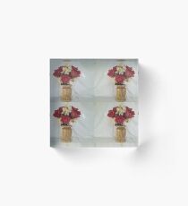 LAMINATED PARTICAL BOARD FLOWER VASE Acrylic Block