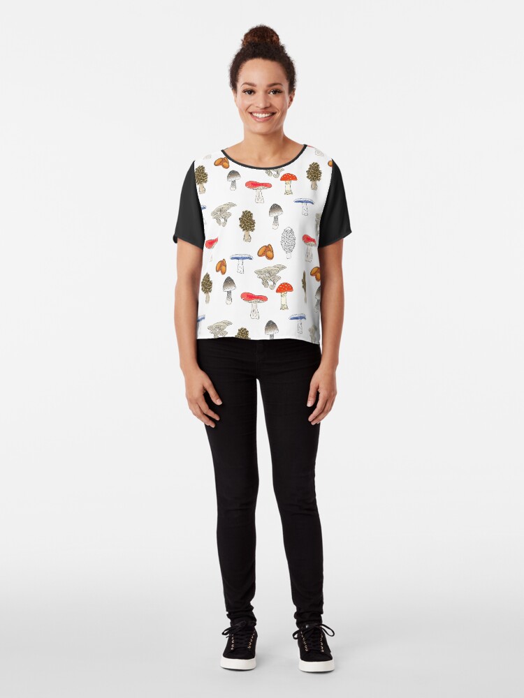 Alternate view of Mushroom Mania Chiffon Top