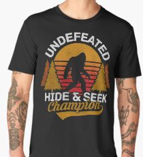 Bigfoot Undefeated Hide and Seek Champion Men's Premium T-Shirt