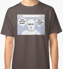 "Op" Ed Comic strip - Guns Classic T-Shirt