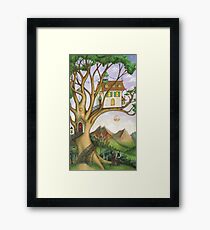 The House in the Dreaming Tree Framed Print