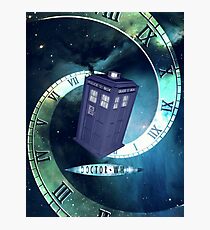 Dr. Who/TARDIS collage Photographic Print