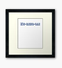 ku ring gai Framed Print