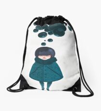 bubbleblue Drawstring Bag