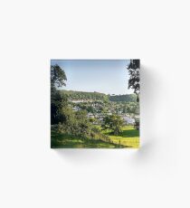 Lyme Regis Landscape Acrylic Block