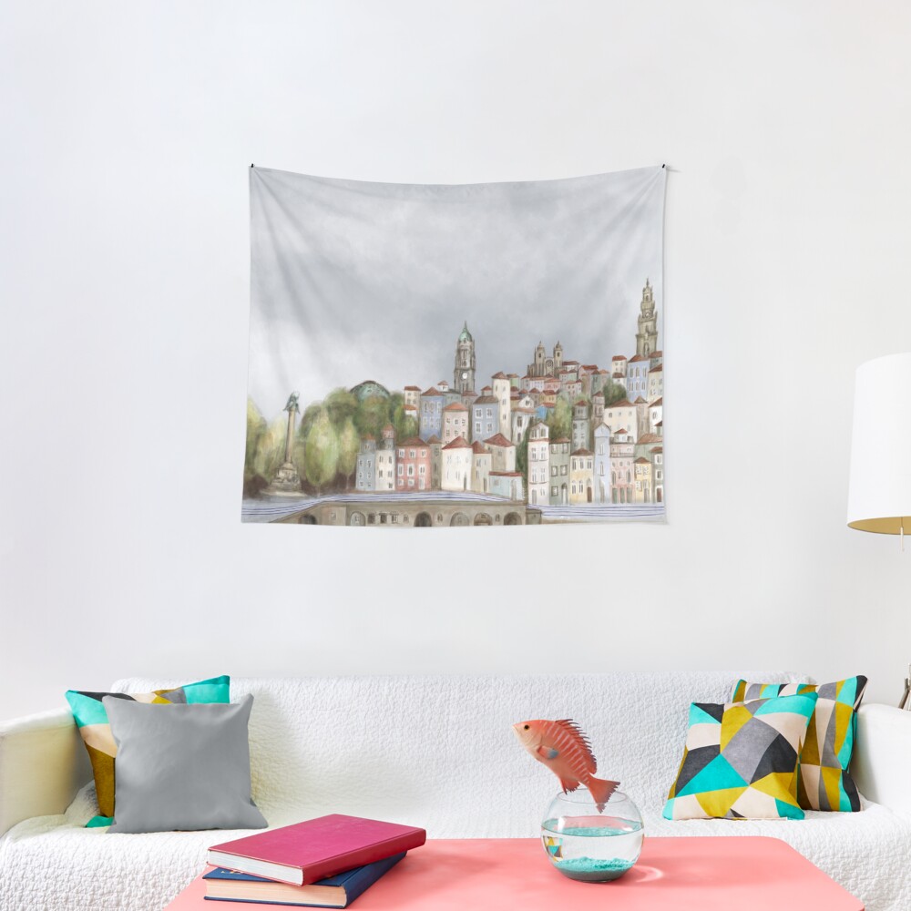 Porto landscape Tapestry