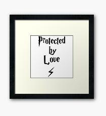 Protected by Love Framed Print