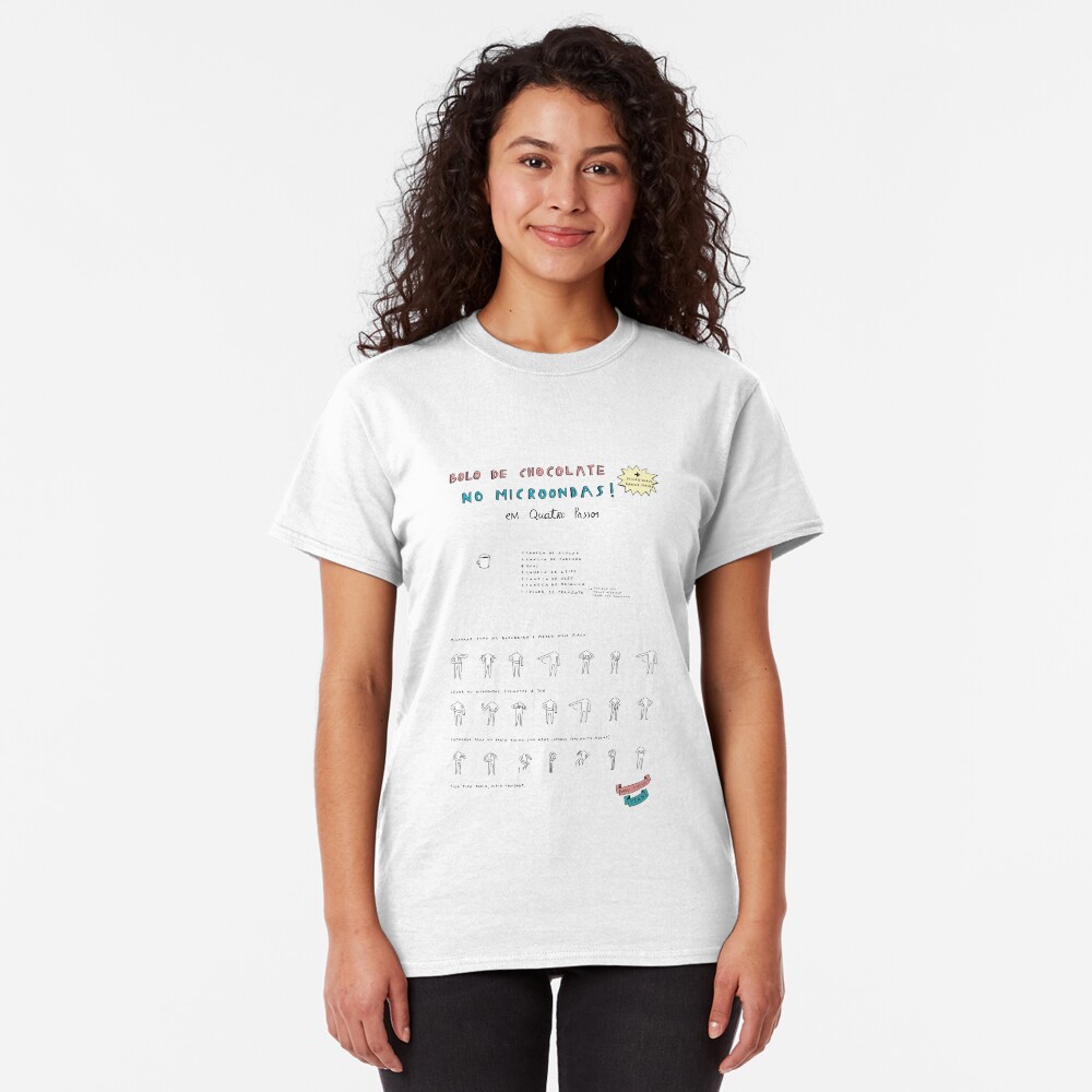 Bolo de Chocolate de Caneca Classic T-Shirt