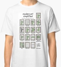 modern art simplified Classic T-Shirt