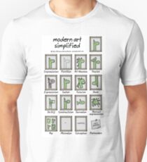 modern art simplified Unisex T-Shirt