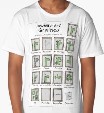 modern art simplified Long T-Shirt