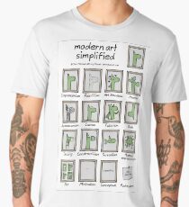 modern art simplified Men's Premium T-Shirt