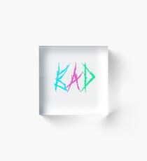 BAD VIBES FOREVER - XXXTentacion Logo <3 Acrylic Block