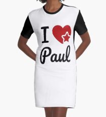 Ich liebe Paul, ich liebe Paul Soul-Mate T-Shirt Kleid