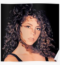 Mariah 1990 Illustration Poster