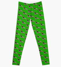 Vintage Newf Santa Leggings